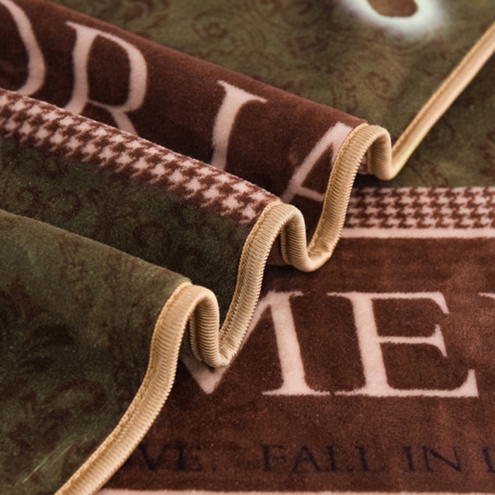 91家纺网 家纺一手货源 找家纺 首选家纺 2025新款加厚保暖牛奶绒金貂绒法莱绒床裙款四件套 梦幻蝶舞