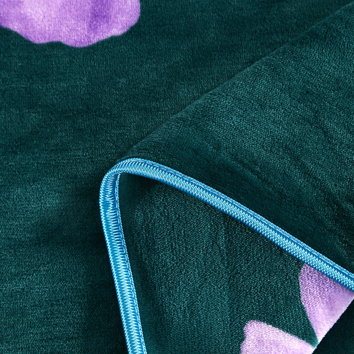 91家纺网 家纺一手货源 找家纺 首选家纺 2025新款加厚保暖牛奶绒金貂绒法莱绒床裙款四件套 水中花