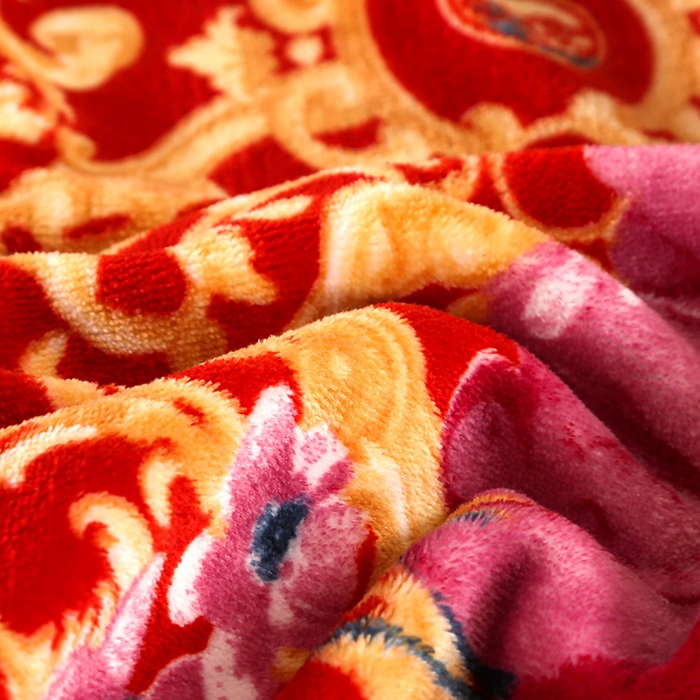 91家纺网 家纺一手货源 找家纺 首选家纺 2025新款加厚保暖牛奶绒金貂绒法莱绒床裙款四件套 醉美佳人