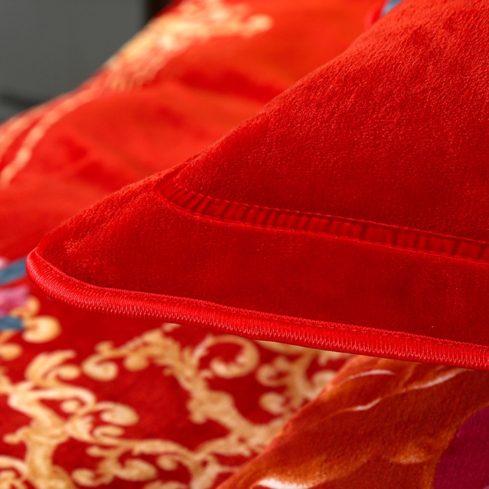 91家纺网 家纺一手货源 找家纺 首选家纺 2025新款加厚保暖牛奶绒金貂绒法莱绒床裙款四件套 醉美佳人