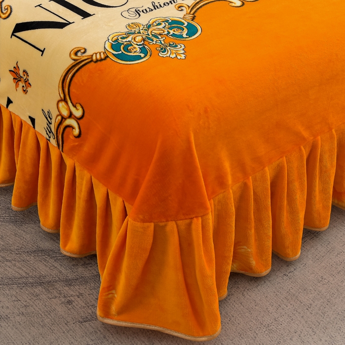 91家纺网 家纺一手货源 找家纺 （总）慕婷家纺 2025新款牛奶绒印花四件套