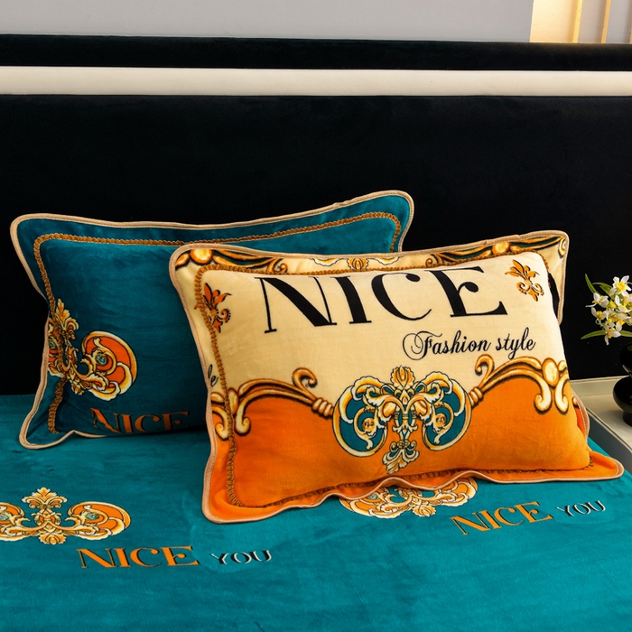 91家纺网 家纺一手货源 找家纺 （总）慕婷家纺 2025新款牛奶绒印花四件套