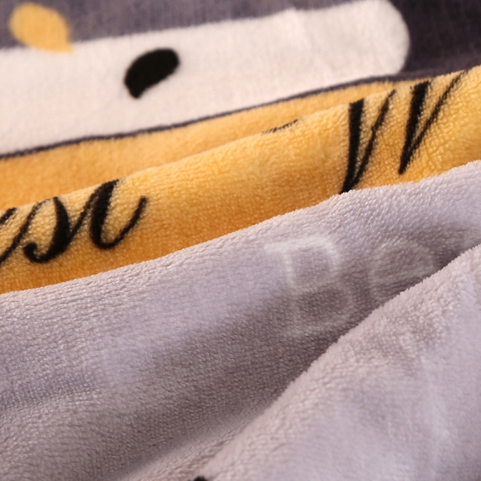 91家纺网 家纺一手货源 找家纺 望淮 2025新款230g印花金貂绒牛奶绒四件套 发财鹿