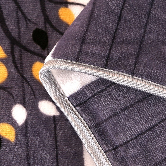 91家纺网 家纺一手货源 找家纺 望淮 2025新款230g印花金貂绒牛奶绒四件套 发财鹿