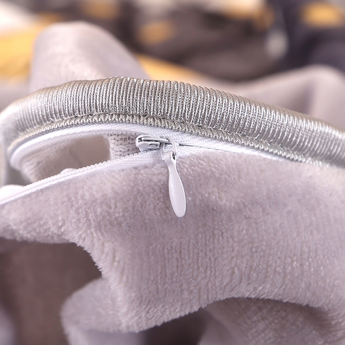 91家纺网 家纺一手货源 找家纺 望淮 2025新款230g印花金貂绒牛奶绒四件套 发财鹿