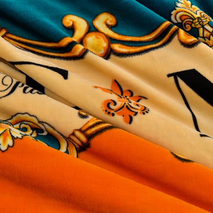 91家纺网 家纺一手货源 找家纺 慕婷家纺 2025新款牛奶绒印花四件套 北欧风情