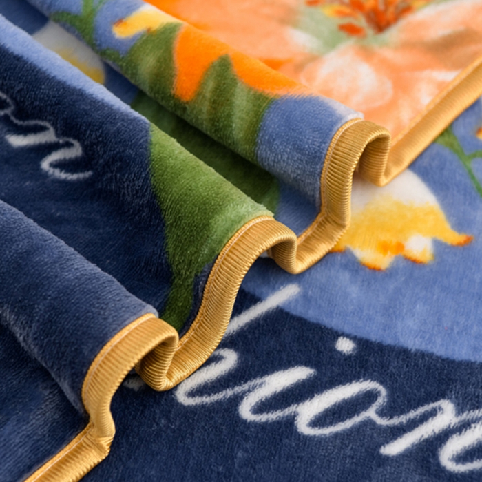 91家纺网 家纺一手货源 找家纺 慕婷家纺 2025新款牛奶绒印花四件套 花香四溢