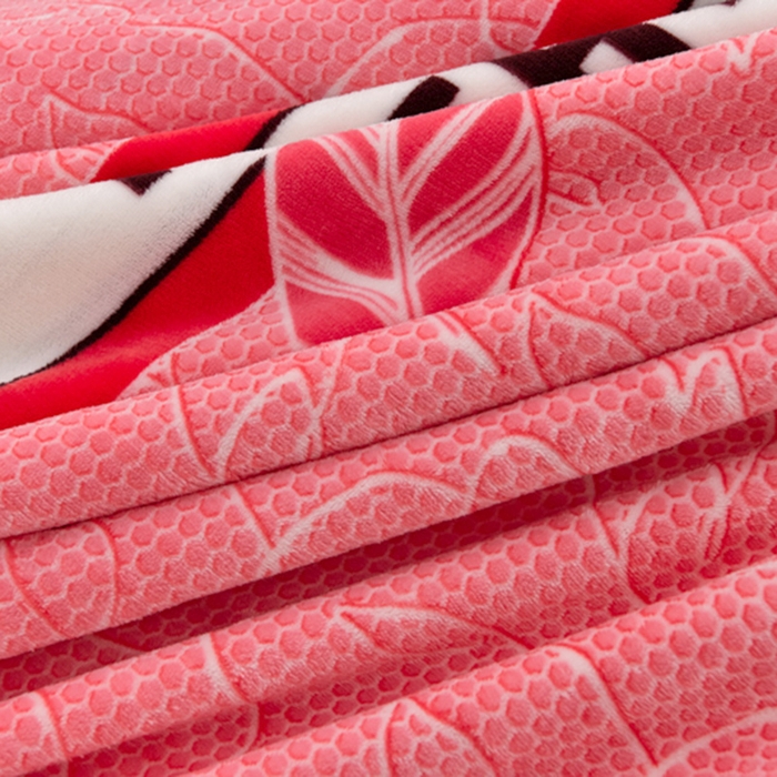 91家纺网 家纺一手货源 找家纺 慕婷家纺 2025新款牛奶绒印花四件套 梦羽