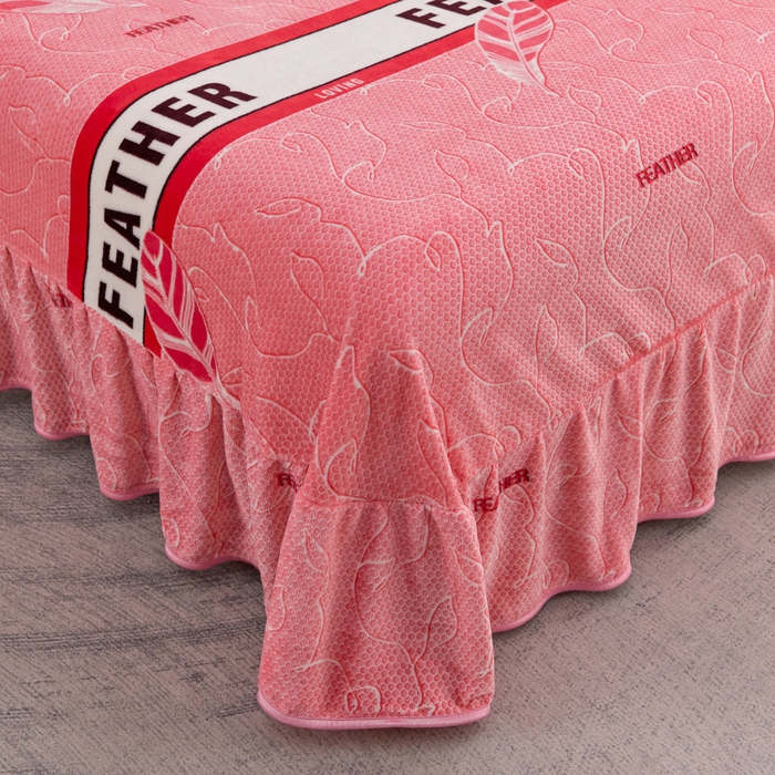 91家纺网 家纺一手货源 找家纺 慕婷家纺 2025新款牛奶绒印花四件套 梦羽