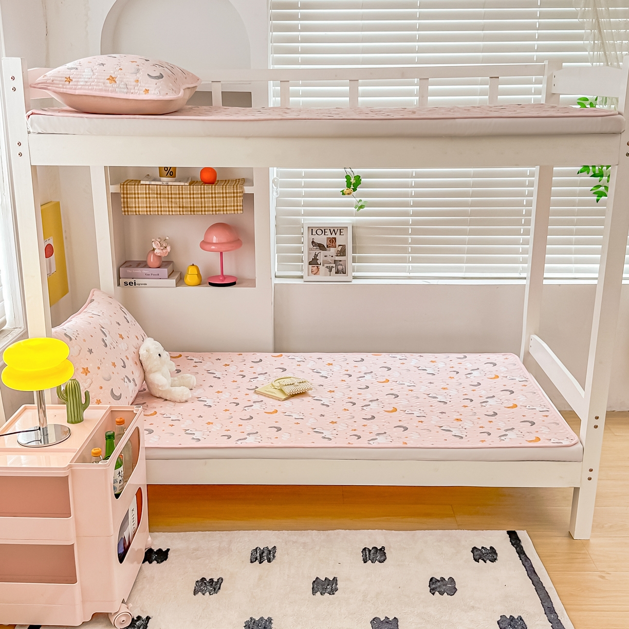 91家纺网 家纺一手货源 找家纺 （总）恒尚居 2025新款全棉双层纱学生床垫纯棉床盖床褥垫软床垫床护垫-四季款-系列二