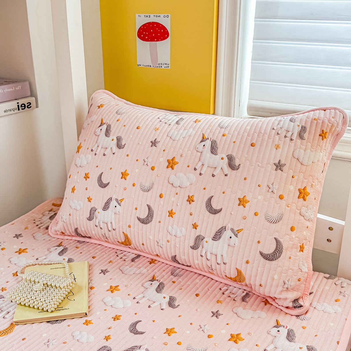 91家纺网 家纺一手货源 找家纺 （总）恒尚居 2025新款全棉双层纱学生床垫纯棉床盖床褥垫软床垫床护垫-四季款-系列二