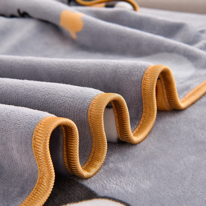 91家纺网 家纺一手货源 找家纺 慕婷家纺 2025新款牛奶绒印花四件套 眯眯眼