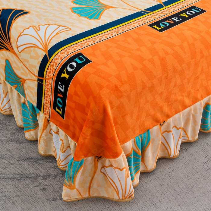 91家纺网 家纺一手货源 找家纺 慕婷家纺 2025新款牛奶绒印花四件套 三生有幸