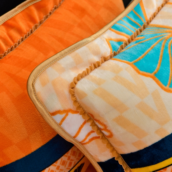 91家纺网 家纺一手货源 找家纺 慕婷家纺 2025新款牛奶绒印花四件套 三生有幸