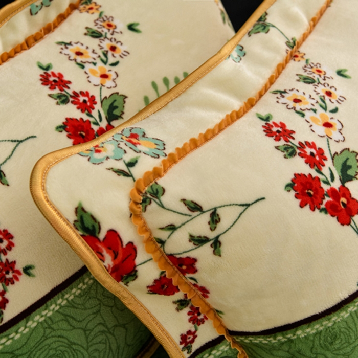 91家纺网 家纺一手货源 找家纺 慕婷家纺 2025新款牛奶绒印花四件套 优雅芬芳