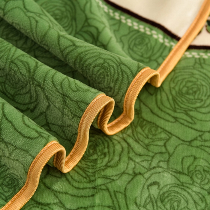 91家纺网 家纺一手货源 找家纺 慕婷家纺 2025新款牛奶绒印花四件套 优雅芬芳