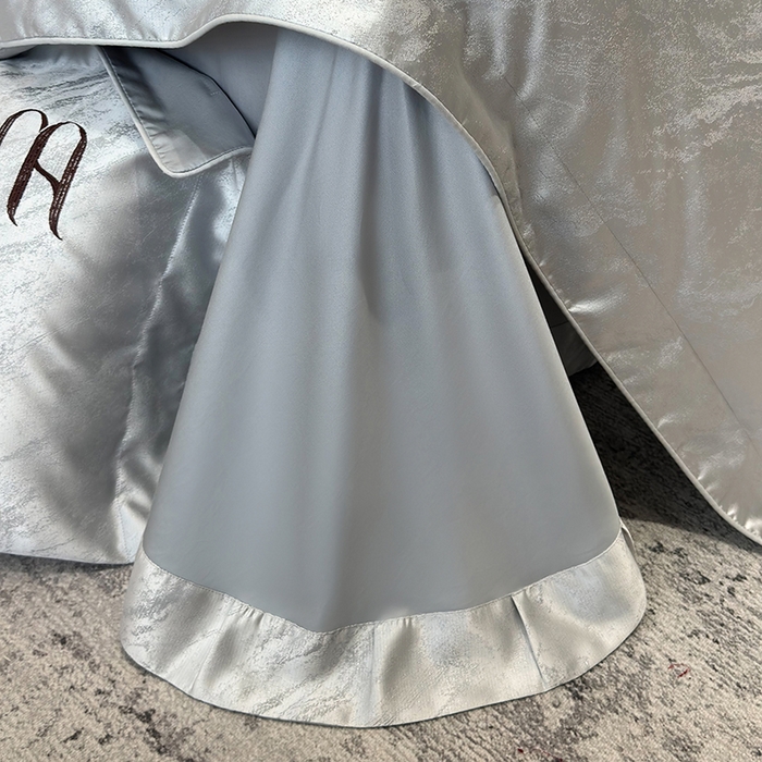 91家纺网 家纺一手货源 找家纺 （总） 轻奢风A类贡缎长绒棉提花四件套丝滑裸睡全工艺床单床笠轻奢风爆款天丝床上用品