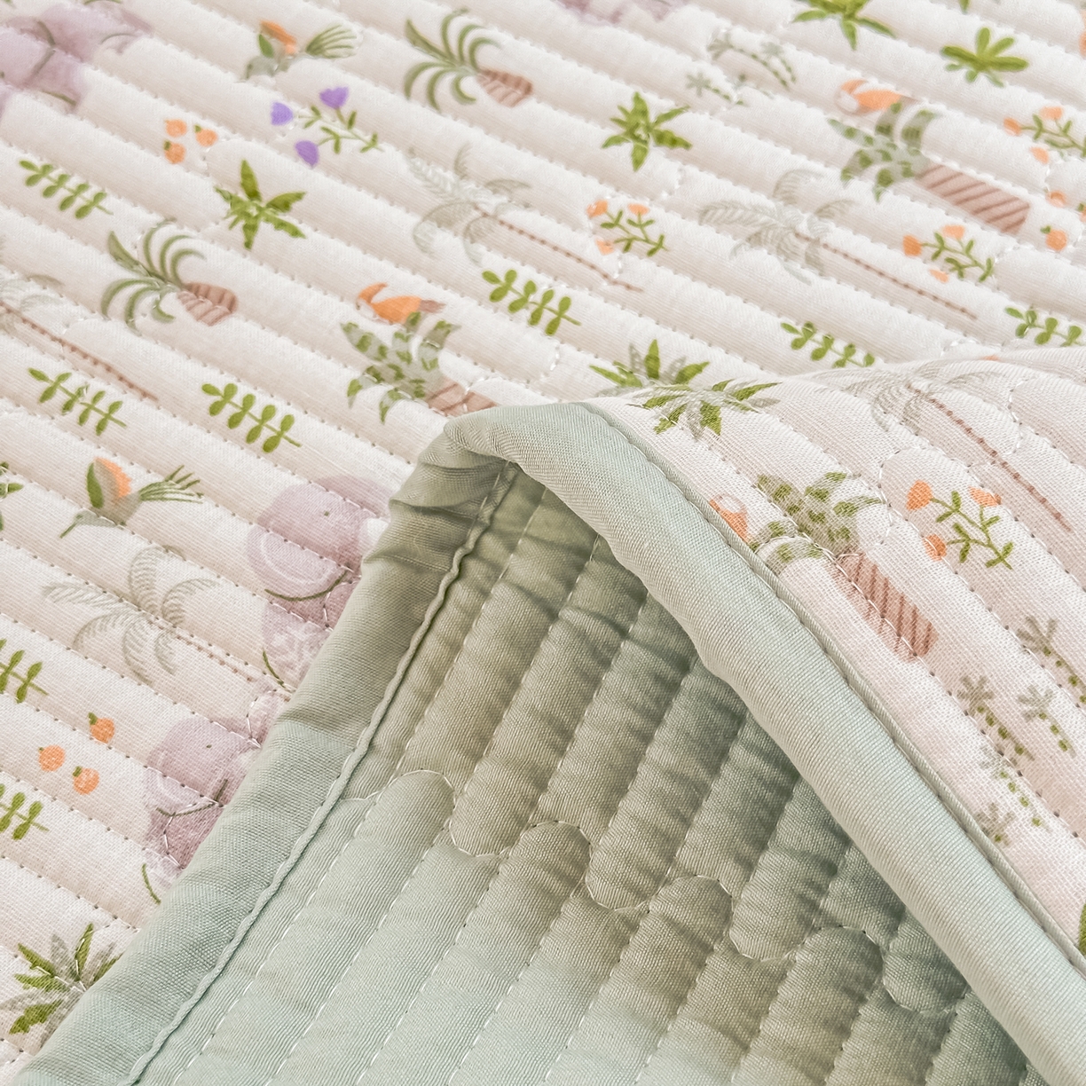 91家纺网 家纺一手货源 找家纺 （总）恒尚居 2025新款全棉双层纱学生床垫纯棉床盖床褥垫软床垫床护垫-四季款-系列一