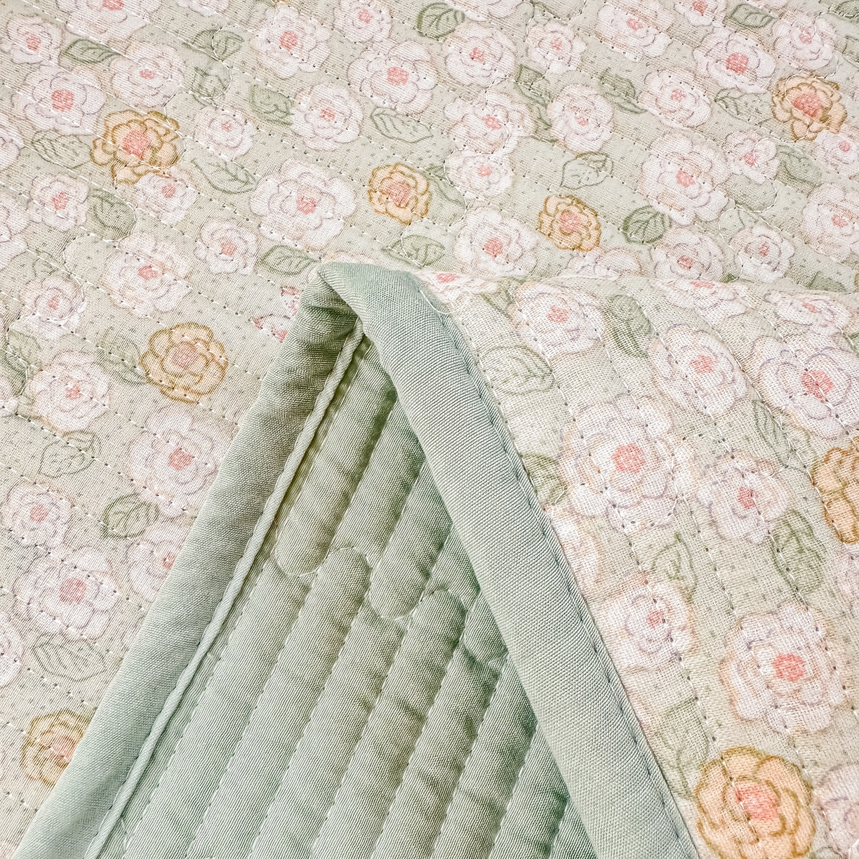 91家纺网 家纺一手货源 找家纺 恒尚居 2025新款全棉双层纱学生床垫纯棉床盖床褥垫软床垫床护垫-四季款-系列一 【花楹小兔】纯棉-双层纱