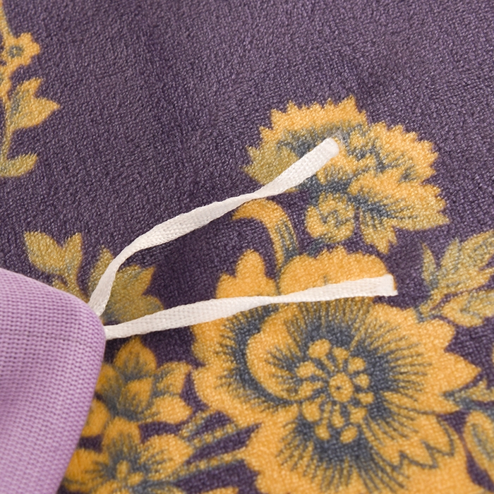 91家纺网 家纺一手货源 找家纺 望淮 2025新款230g印花金貂绒牛奶绒四件套 蔷薇-紫