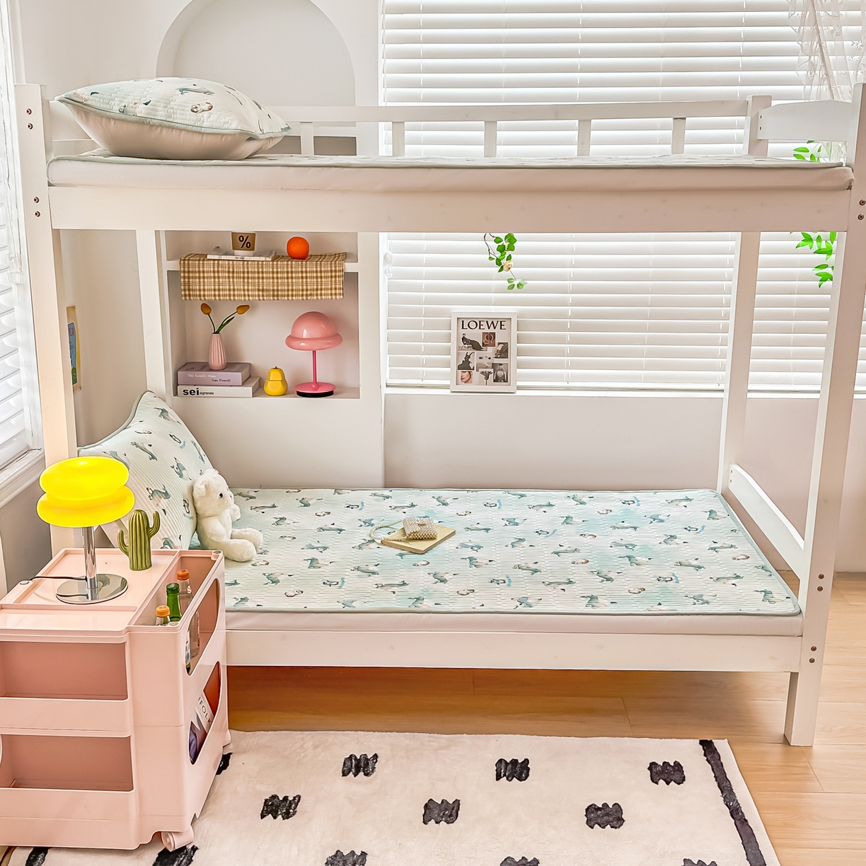 91家纺网 家纺一手货源 找家纺 恒尚居 2025新款全棉双层纱学生床垫纯棉床盖床褥垫软床垫床护垫-四季款-系列一 【精灵宝贝】纯棉-双层纱