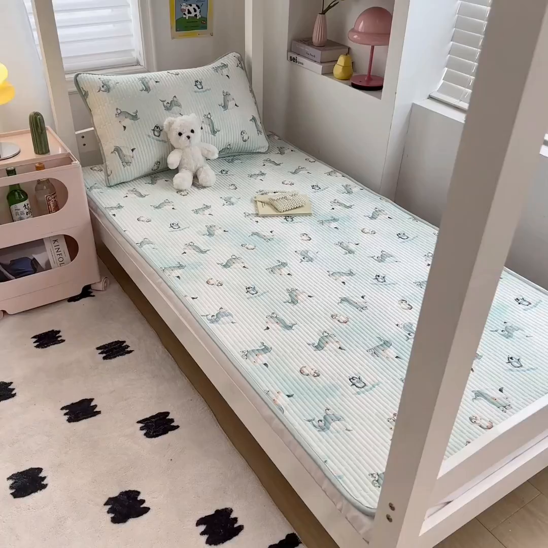 91家纺网 家纺一手货源 找家纺 恒尚居 2025新款全棉双层纱学生床垫纯棉床盖床褥垫软床垫床护垫-四季款-系列一 【精灵宝贝】纯棉-双层纱