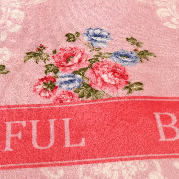 91家纺网 家纺一手货源 找家纺 望淮 2025新款230g印花金貂绒牛奶绒四件套 挚爱