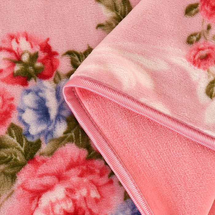 91家纺网 家纺一手货源 找家纺 望淮 2025新款230g印花金貂绒牛奶绒四件套 挚爱