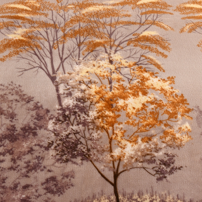 91家纺网 家纺一手货源 找家纺 望淮 2025新款230g印花金貂绒牛奶绒四件套 知秋