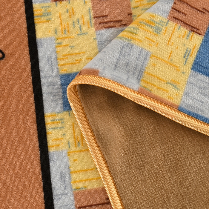 91家纺网 家纺一手货源 找家纺 望淮 2025新款230g印花金貂绒牛奶绒四件套 热恋