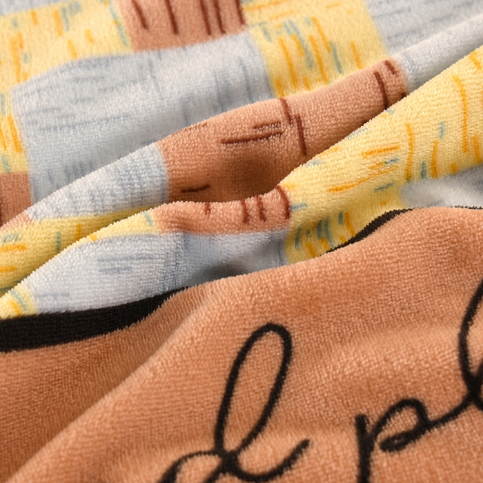 91家纺网 家纺一手货源 找家纺 望淮 2025新款230g印花金貂绒牛奶绒四件套 热恋