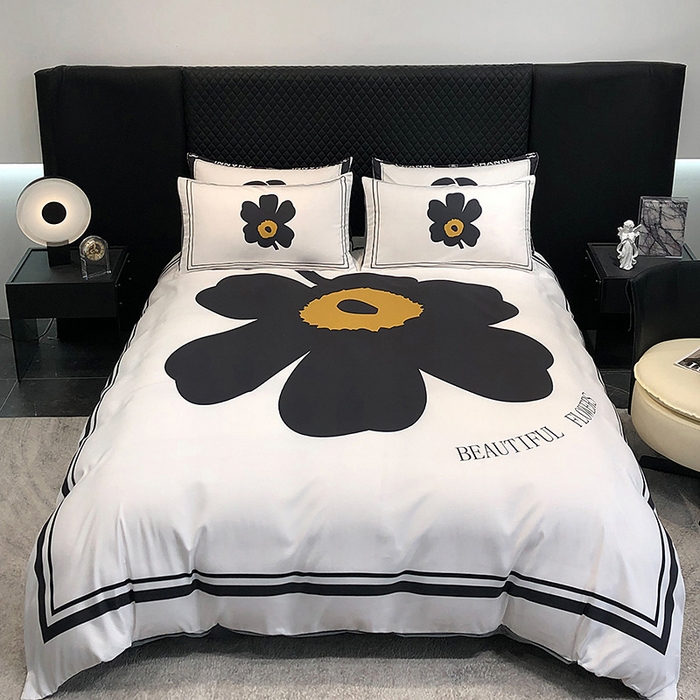 91家纺网 家纺一手货源 找家纺 （总）奥汀洛家纺 2025新款轻奢潮牌数码大版亲肤棉磨毛四件套