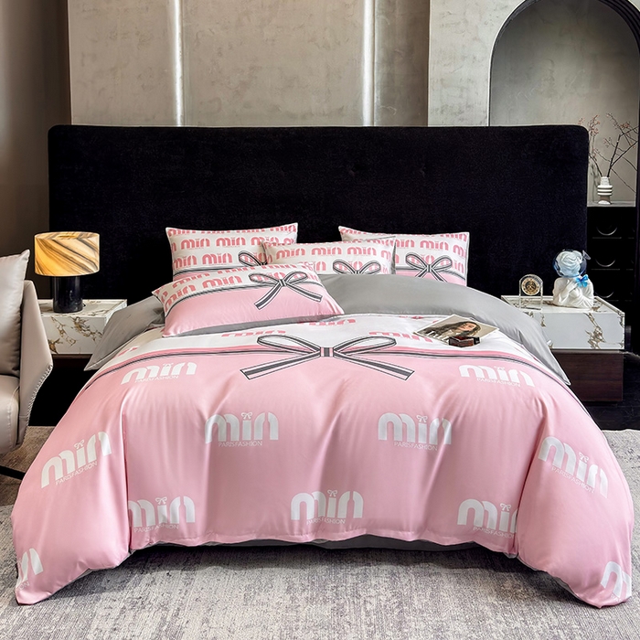 91家纺网 家纺一手货源 找家纺 （总）奥汀洛家纺 2025新款轻奢潮牌数码大版亲肤棉磨毛四件套