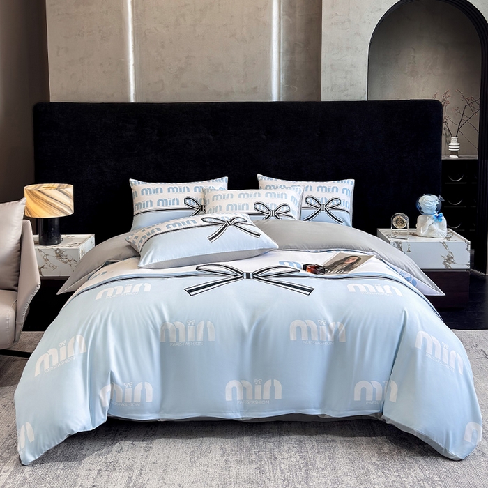 91家纺网 家纺一手货源 找家纺 （总）奥汀洛家纺 2025新款轻奢潮牌数码大版亲肤棉磨毛四件套