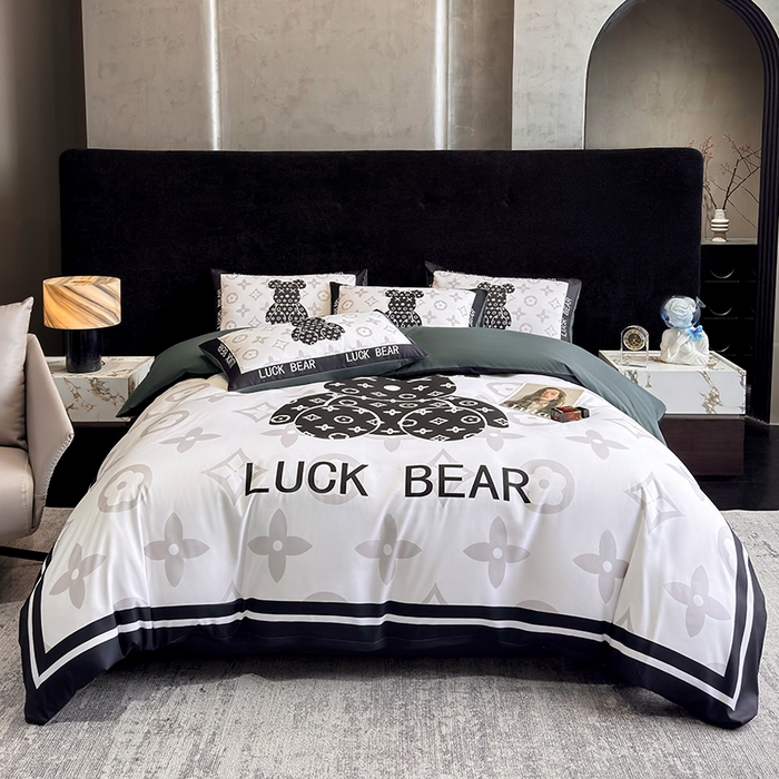 （总）奥汀洛家纺 2025新款轻奢潮牌数码大版亲肤棉磨毛四件套