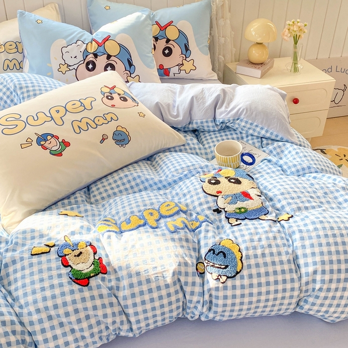 91家纺网 家纺一手货源 找家纺 （总）艾特你 2025新款高克重云朵棉大版毛巾绣四件套三件套