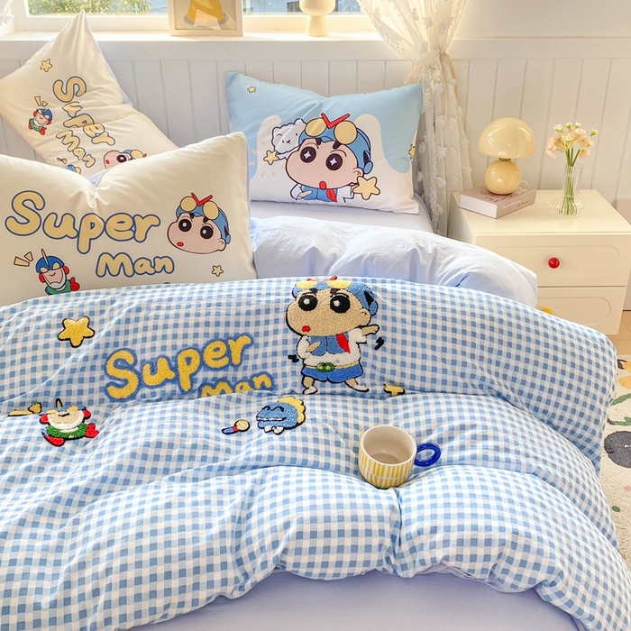 91家纺网 家纺一手货源 找家纺 （总）艾特你 2025新款高克重云朵棉大版毛巾绣四件套三件套