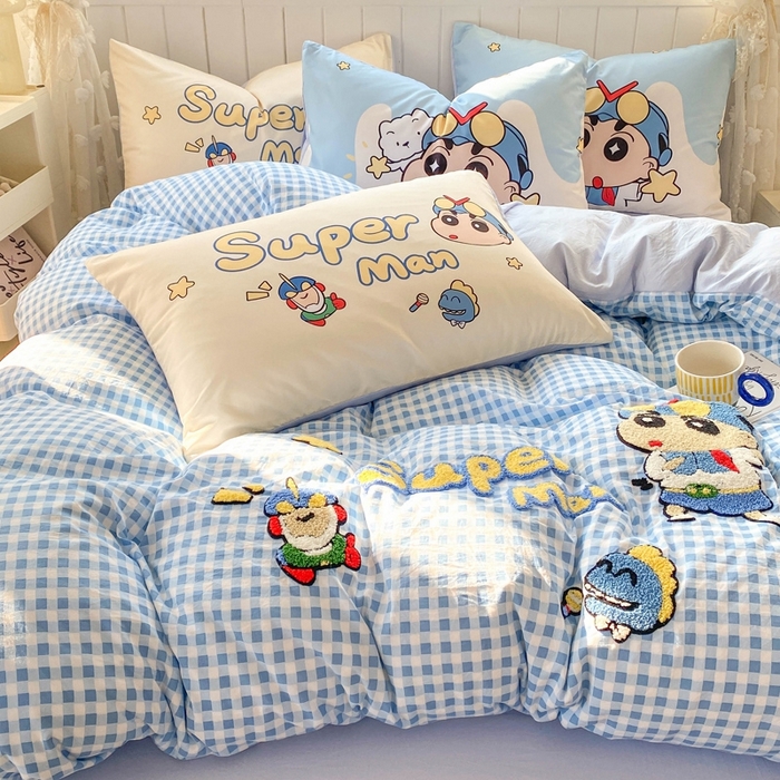 91家纺网 家纺一手货源 找家纺 （总）艾特你 2025新款高克重云朵棉大版毛巾绣四件套三件套