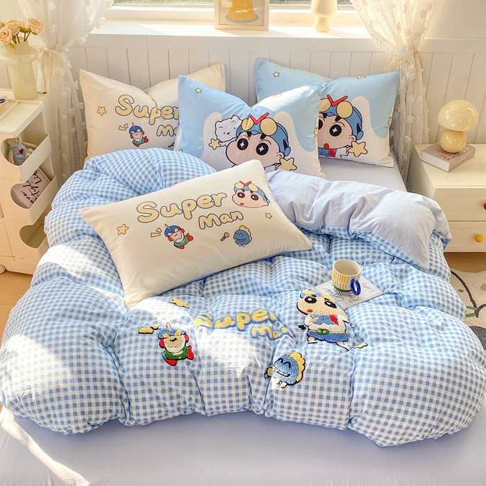 91家纺网 家纺一手货源 找家纺 （总）艾特你 2025新款高克重云朵棉大版毛巾绣四件套三件套