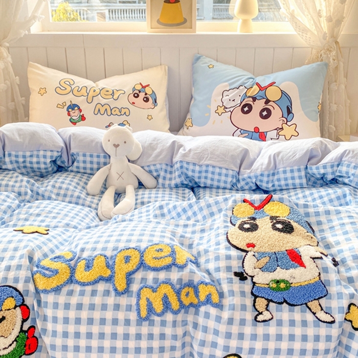 91家纺网 家纺一手货源 找家纺 （总）艾特你 2025新款高克重云朵棉大版毛巾绣四件套三件套