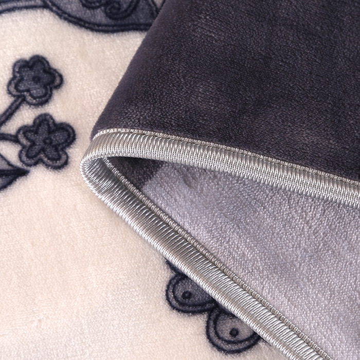 91家纺网 家纺一手货源 找家纺 望淮 2025新款230g印花金貂绒牛奶绒四件套 温情花语