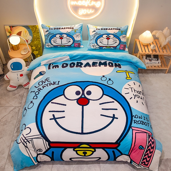 91家纺网 家纺一手货源 找家纺 总1ds生活馆 2025新款大版卡通水晶绒牛奶绒珊瑚绒三件套四件套