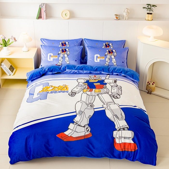 91家纺网 家纺一手货源 找家纺 总1ds生活馆 2025新款大版卡通水晶绒牛奶绒珊瑚绒三件套四件套