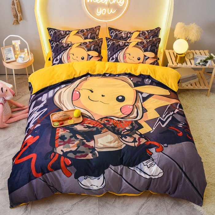 91家纺网 家纺一手货源 找家纺 总1ds生活馆 2025新款大版卡通水晶绒牛奶绒珊瑚绒三件套四件套