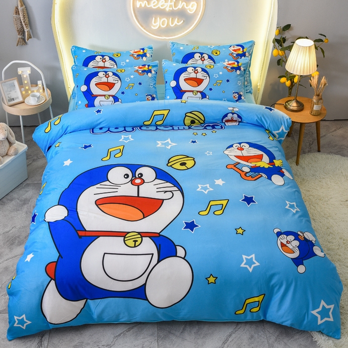 91家纺网 家纺一手货源 找家纺 总1ds生活馆 2025新款大版卡通水晶绒牛奶绒珊瑚绒三件套四件套