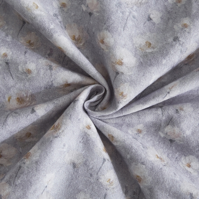 91家纺网 家纺一手货源 找家纺 金纱玉纺家纺 2025韩版数码印花加厚100%棉四件套 情意绵绵-灰