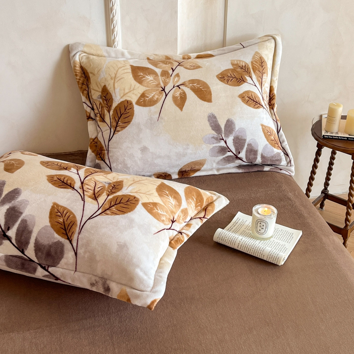 91家纺网 家纺一手货源 找家纺 （总）川悦生活 2025新款轻奢风高克重牛奶绒印花保暖四件套