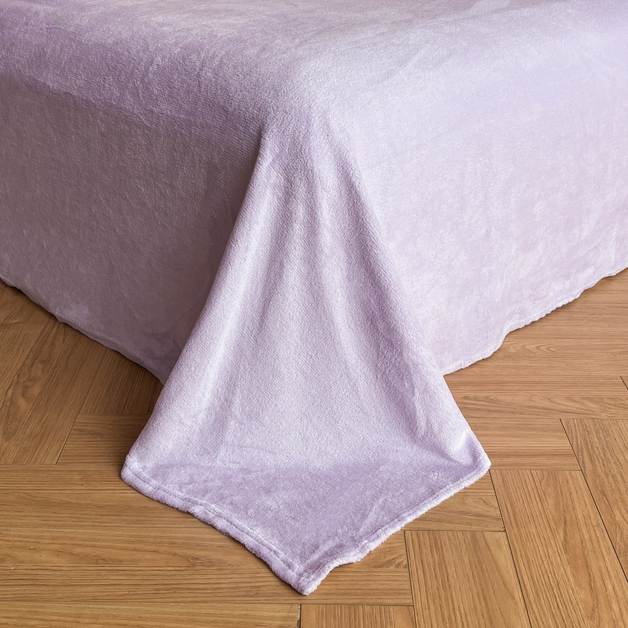 91家纺网 家纺一手货源 找家纺 川悦生活 2025新款轻奢风高克重牛奶绒印花保暖四件套 香妃沐光