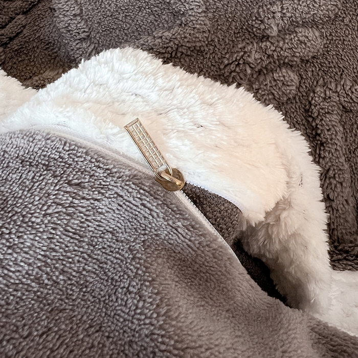 91家纺网 家纺一手货源 找家纺 悦织湾家纺 轻奢塔芙绒菱形格纯色牛奶绒四件套2025新款床上用品加厚保暖4件套 古鼎灰