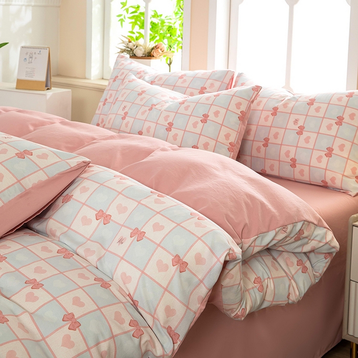 91家纺网 家纺一手货源 找家纺 （总）亦帆枕芯 2025新款水洗棉四件套